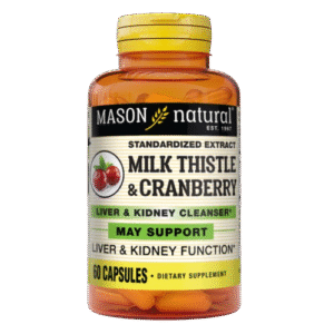 Mason Natural MILK THISTLE/CRANBERRY  CAPSULES 60